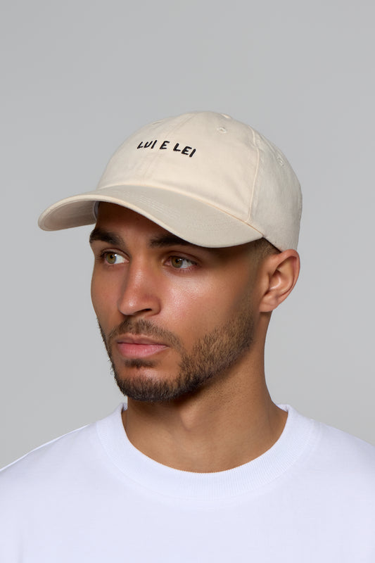 Studio Cap- Cream/Black