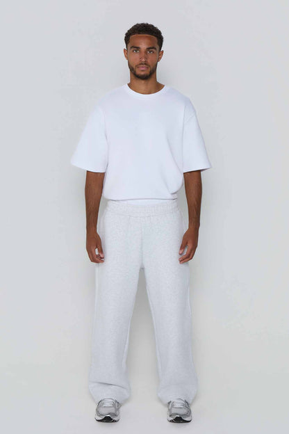 Relaxed Straight Leg Jogger- Cloud Grey