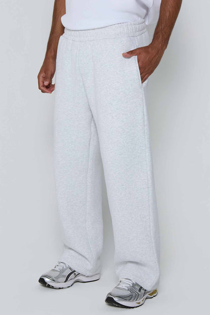 Relaxed Straight Leg Jogger- Cloud Grey