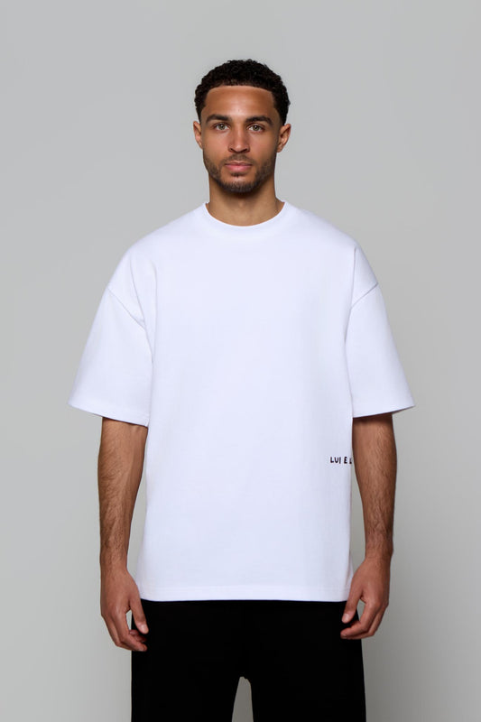 Signature Box Tee - White