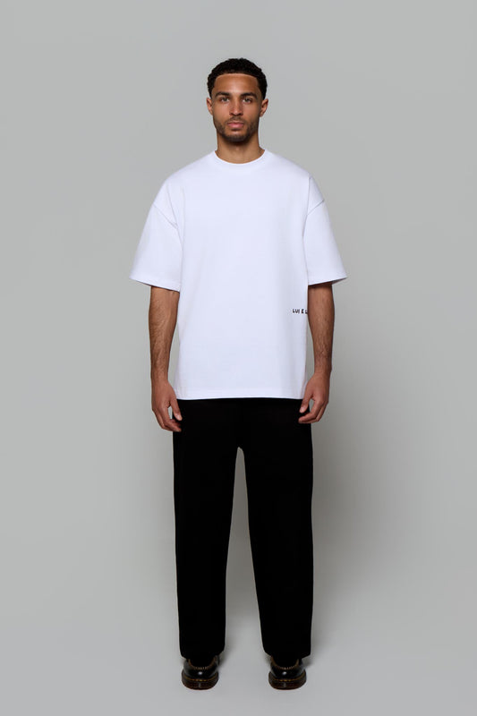 Signature Box Tee - White