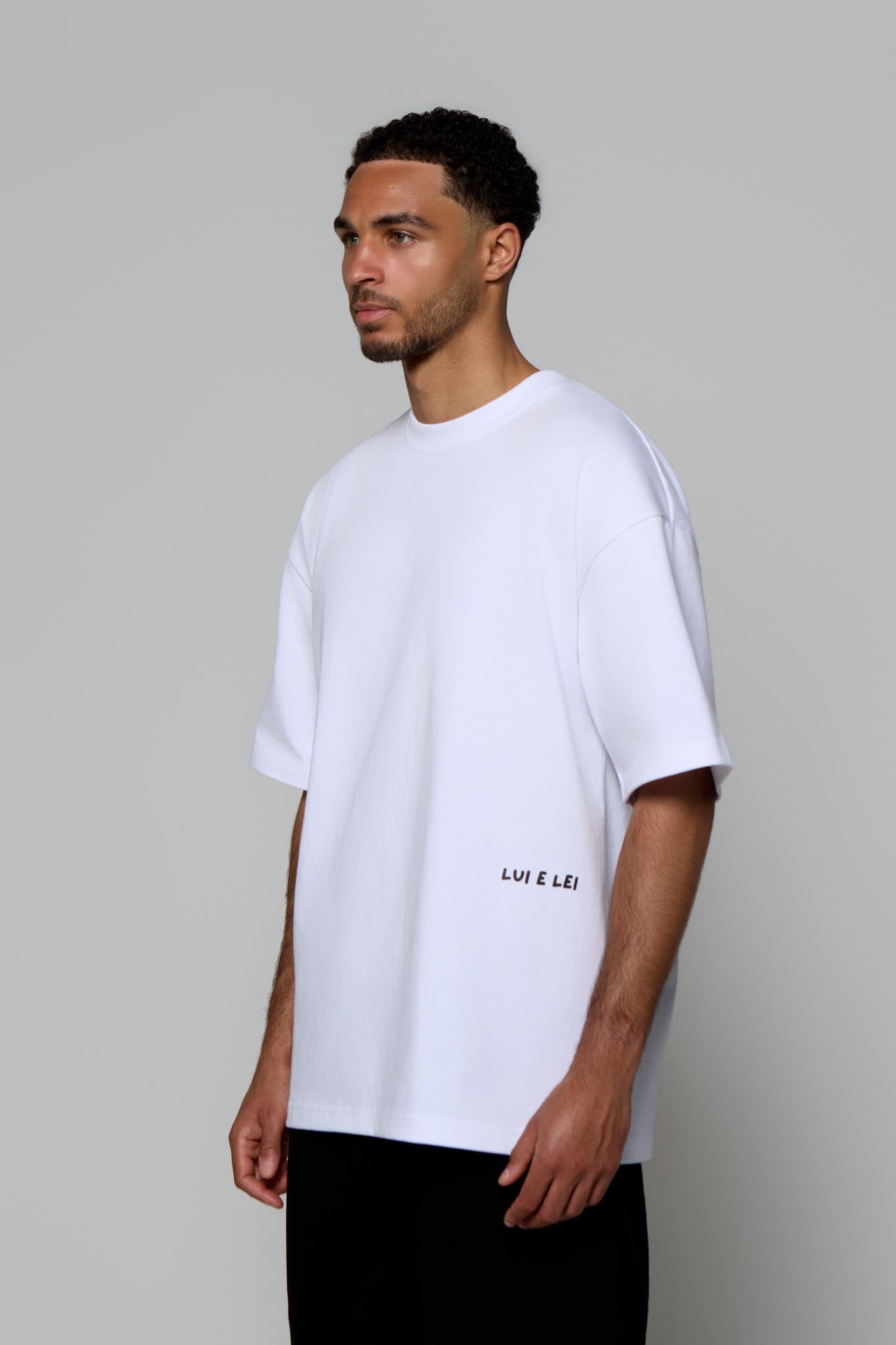 Signature Box Tee - White