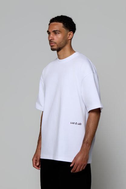 Signature Box Tee - White