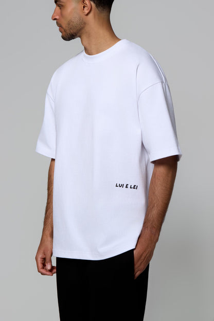 Signature Box Tee - White