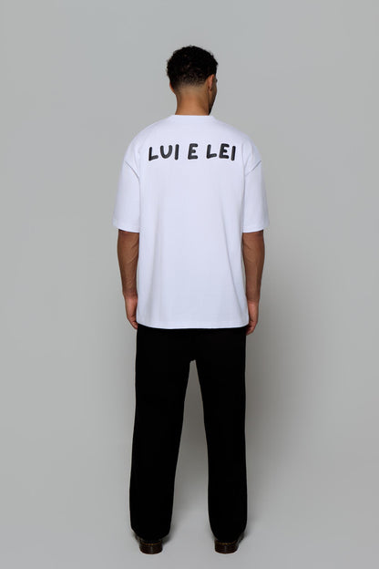 Signature Box Tee - White